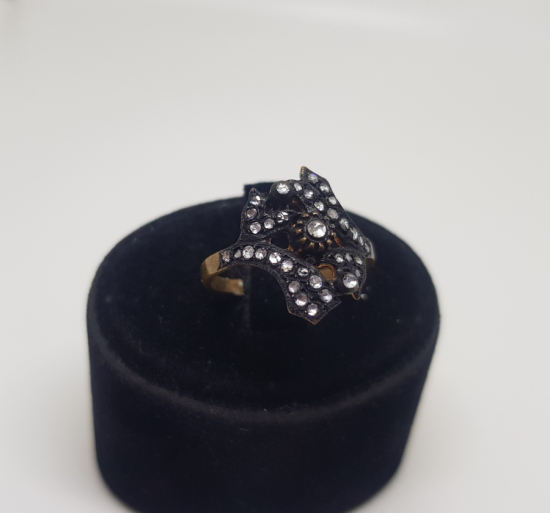 NAZARLIK MODELİ ELMAS TAŞLI YÜZÜK