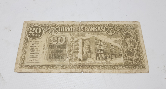 1969 YILINA AİT ÇOK NADİR İŞ BANKASI İKRAMİYE KUPONU