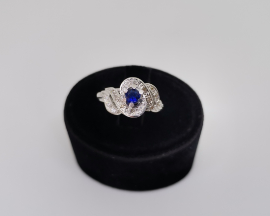 SAFİR TAŞLI SONSUZLUK MODELİ YÜZÜK