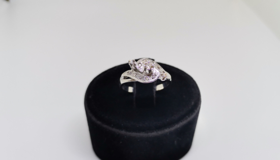 MİNİ SALYANGOZ MODELİ PIRLANTA TAŞLI YÜZÜK