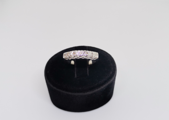 PIRLANTALI YEDİ TAŞ MODEL YÜZÜK