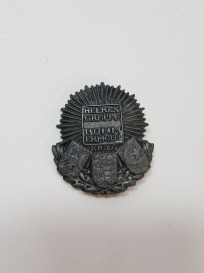 1. DÜNYA SAVAŞI DÖNEMİ TÜRK BAYRAKLI İTTİFAK ROZET