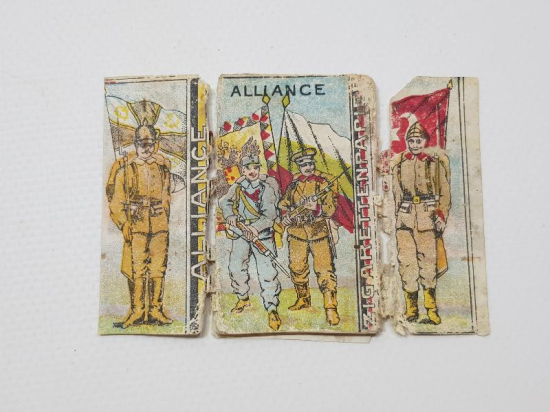 OSMANLI DÖNEMİ İTTİFAK ASKERLERİ KONULU SİGARA KAĞIDI