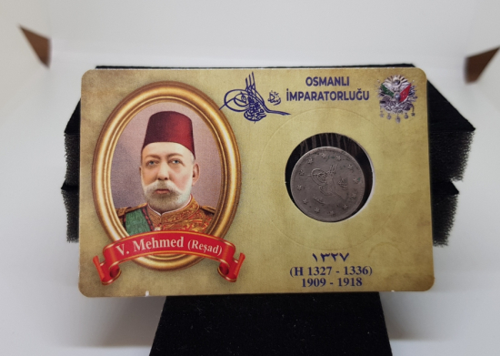 MEHMET REŞAT HAN DÖNEMİ KOLEKSİYONLU GÜMÜŞ 2 KURUŞ