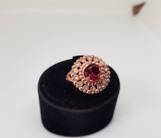 DİVANHANE MODELİ ELMAS TAŞLI YÜZÜK