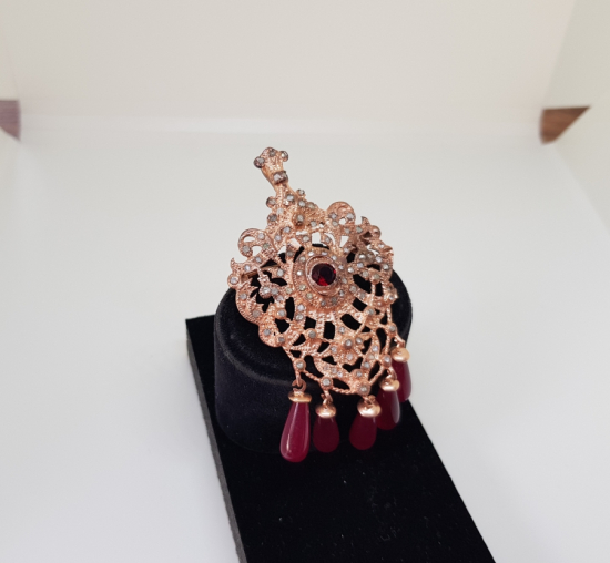 ELMAS TAŞLI BÜYÜK BOY HÜRREM MODEL BROŞ