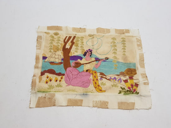 OSMANLI DÖNEMİ RUM İŞİ İĞNE OYALI TABLO