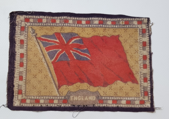 ANTİKA KADİFE JAPONYA VE İNGİLTERE BAYRAĞI