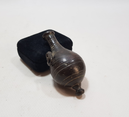 OSMANLI DÖNEMİ BRONZ BARUTLUK