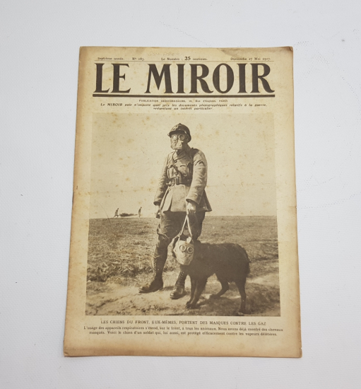 1. DÜNYA SAVAŞI 1917 TARİHLİ LE MİROİR DERGİSİ