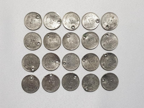 SULTAN MEHMET REŞAT HAN DÖNEMİ 20 ADET 10 PARA