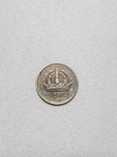 1944 İSVEÇ 10 ÖRE GÜMÜŞ PARA