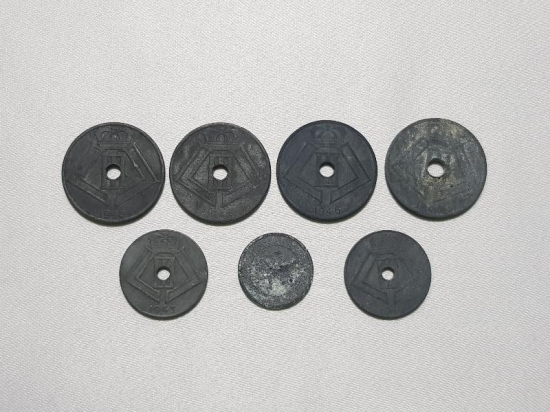 1940LARDAN BELÇİKA MADENİ PARA LOTU