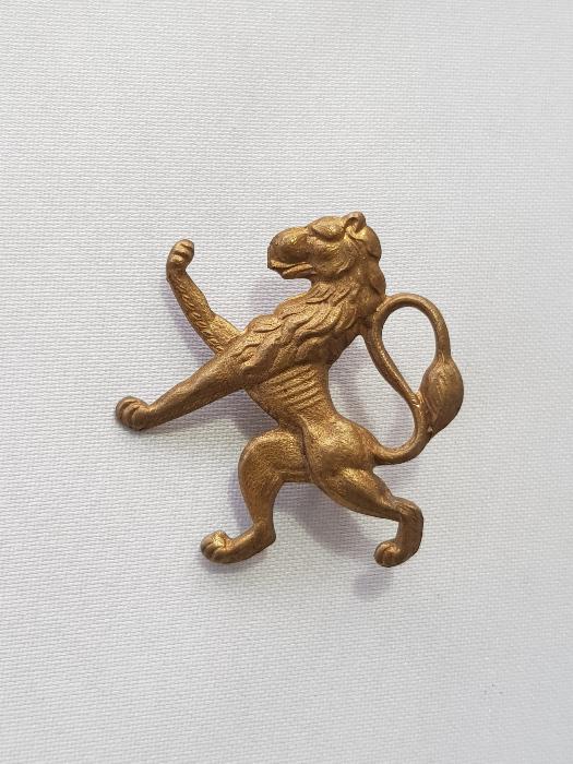 2. DÜNYA SAVAŞI DÖNEMİ ASLAN FİGÜRLÜ ASKERİ BİRLİK ROZETİ