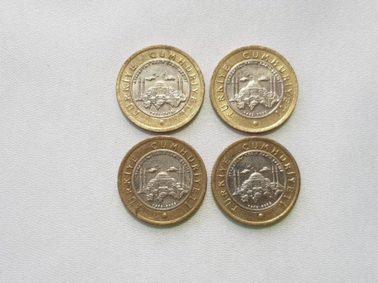 AYASOFYA-İ KEBİR CAMİ-İ ŞERİFİ 4 ADET HATIRA PARA