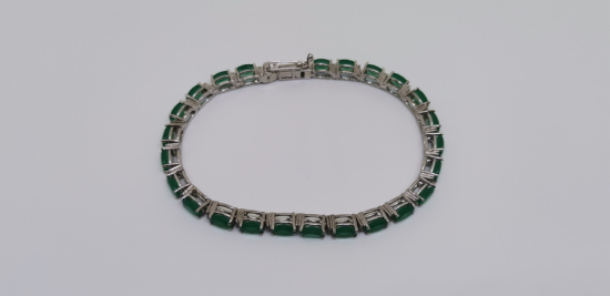 ZÜMRÜT VE PIRLANTA TAŞLI BİLEKLİK