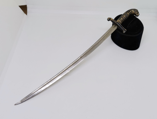 ASLAN BAŞLI PAŞA KILICI FORMUNDA YAPILMIŞ 1. DÜNYA SAVAŞI DÖNEMİ ASKERİ ZARF AÇACAĞI