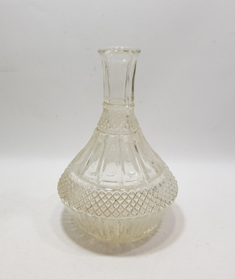 KRİSTAL KESME İŞÇİLİKLİ ANTİKA CAM VAZO