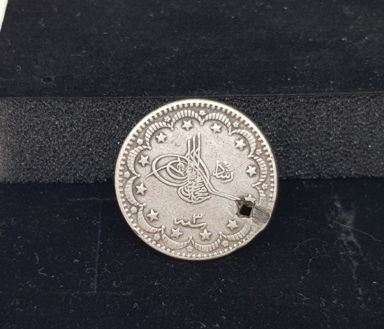 SULTAN MEHMED REŞAD HAN DÖNEMİ GÜMÜŞ 5 KURUŞ MECİDİYE PARA