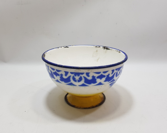 OSMANLI DÖNEMİ AY YILDIZLI EMAYE KASE