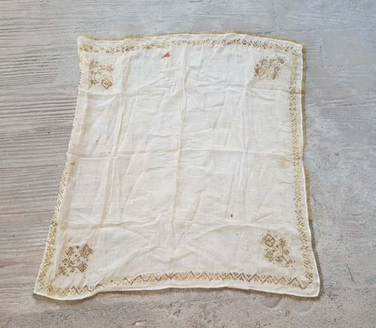 OSMANLI DÖNEMİ GÜMÜŞ TELKIRMA İŞÇİLİKLİ BÜYÜK BOY GELİN ULAMASI