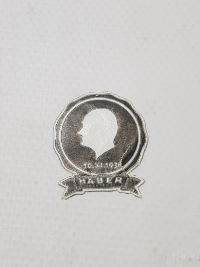 10 KASIM 1938 ATATÜRK'ÜN VEFAT GÜNÜ TAKILAN YAKA KARTI