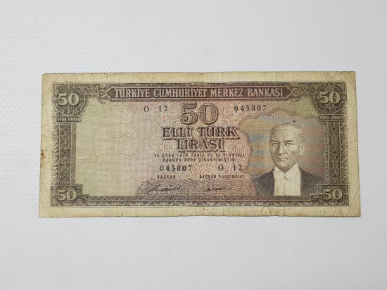 5. EMİSYON 50 LİRA KAĞIT PARA