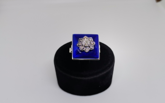 MİNE İŞÇİLİKLİ ÖZEL YAPIM PIRLANTA TAŞLI YÜZÜK