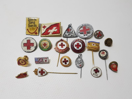 HAZIR KOLEKSİYON - MİNELİ KIZILHAÇ VE KIZILAY ROZET LOTU