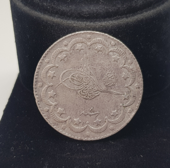 SULTAN MEHMET REŞAT DÖNEMİ GÜMÜŞ 10 KURUŞ MECİDİYE