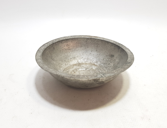 OSMANLI DÖNEMİ EL KAZIMA AYETLERLE DEKORLU BAKIR ŞİFA TASI