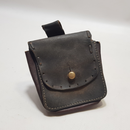 1. DÜNYA SAVAŞI DÖNEMİ ÇOK NADİR DERİ SÜVARİ BEL ÇANTASI