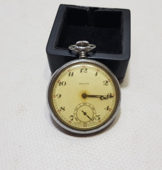 ARLON MARKA ANTİKA KURMALI CEP SAATİ