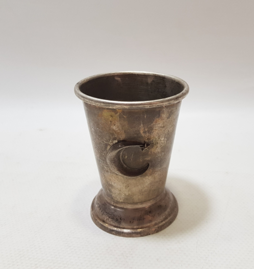 ÜZERİ AY YILDIZLI OSMANLI DÖNEMİ ÇOK NADİR DEVLET DEMİR YOLLARI SU BARDAĞI