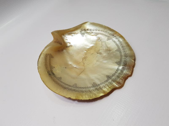 OSMANLI DÖNEMİ TILSIMLI DENİZ KABUĞU ŞİFA TASI