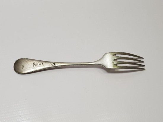 1. DÜNYA SAVAŞI OSMANLI ORDUSUNA AİT GÜMÜŞ KAPLAMA ÇATAL