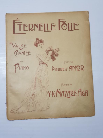 OSMANLI DÖNEMİ NAZARE-AGA PİYANO NOTA KİTAPÇIĞI