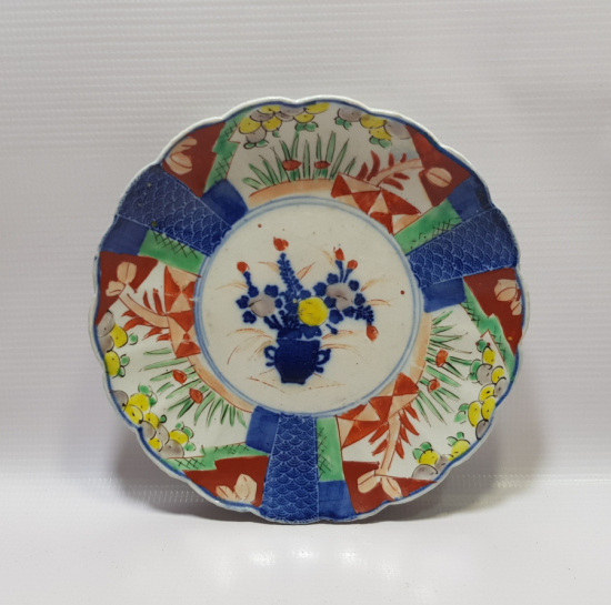 1800 BAŞLARI EL BOYAMA ÇOK NADİR ÇİN PORSELEN TABAK