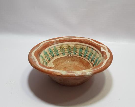 OSMANLI DÖNEMİ SIRLI KINIK KASE