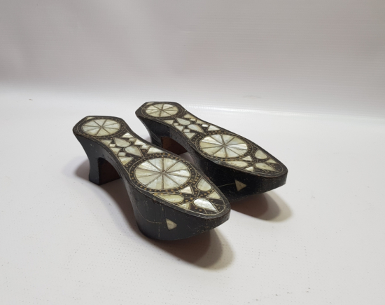 OSMANLI DÖNEMİ SEDEF ÇAKMA İŞÇİLİKLİ AFYON İŞİ NALIN - TAKUNYA