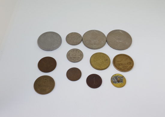 YERLİ VE YABANCI ANTİKA METAL PARA LOTU