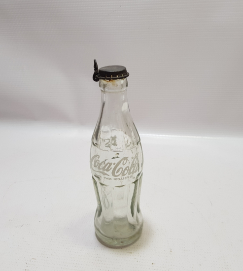 OSMANLI DÖNEMİ OSMANLICA VE LATİNCE YAZILI ÇOK NADİR COCA-COLA ŞİŞESİ