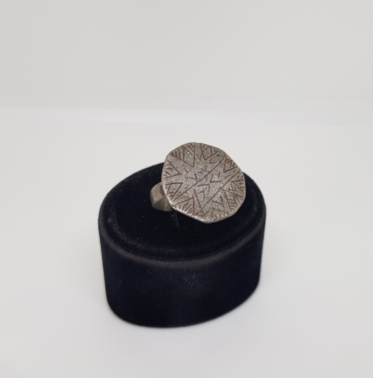 OSMANLI DÖNEMİ YILDIZ FORMLU GÜMÜŞ YÜZÜK