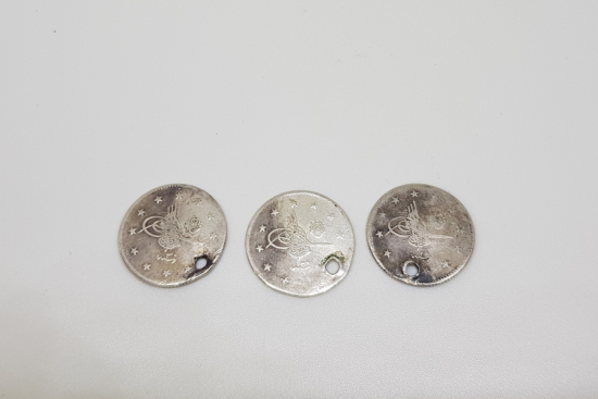 SULTAN ABDÜLHAMİD HAN DÖNEMİ GÜMÜŞ 2 KURUŞLAR