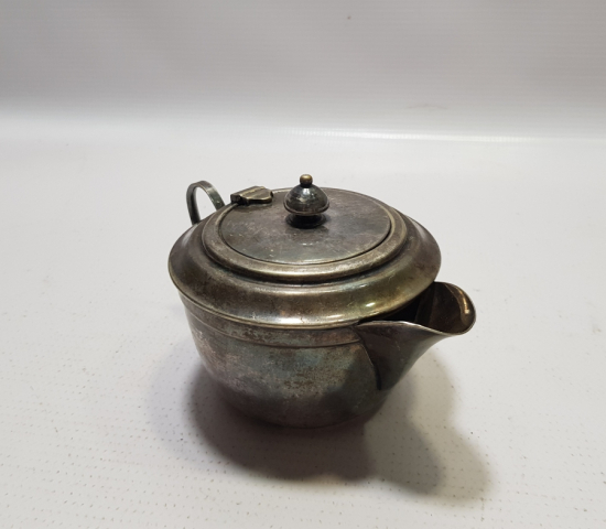 ANTİKA GÜMÜŞ KAPLAMA SÜTLÜK