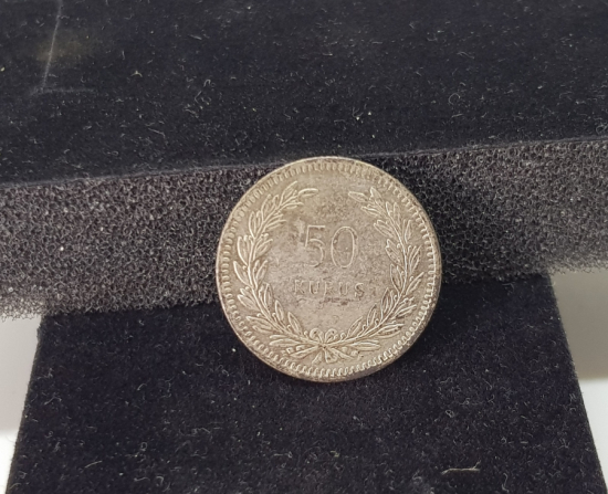 1947 YILI GÜMÜŞ 50 KURUŞ