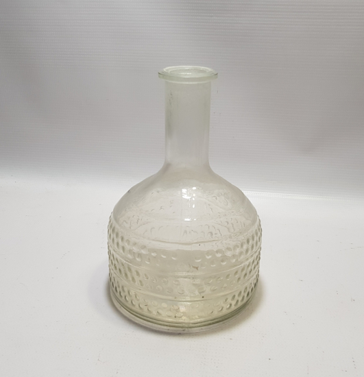 KABARTMA İŞÇİLİKLİ ANTİKA CAM KARAF