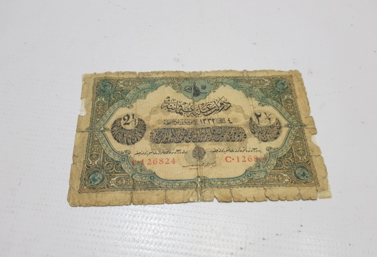 MEHMET REŞAT HAN DÖNEMİ KAĞIT 2,5 LİRA