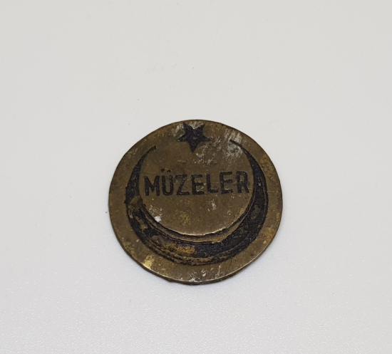 MÜZELER YAZILI AY YILDIZLI ÇOK NADİR ROZET