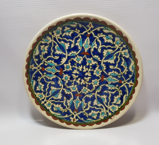 EL BOYAMA KÜTAHYA HUZUR ÇİNİ DUVAR TABAĞI